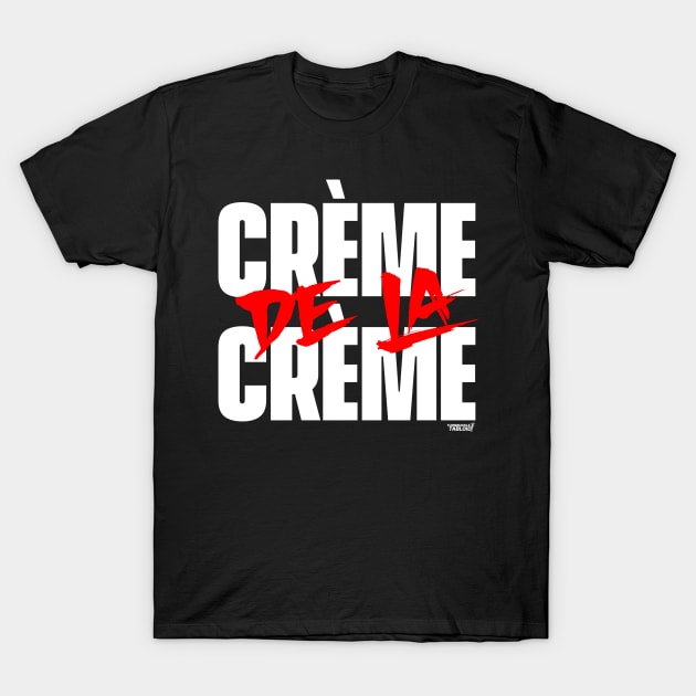 TBT Creme T-Shirt by TurnbuckleTabloid